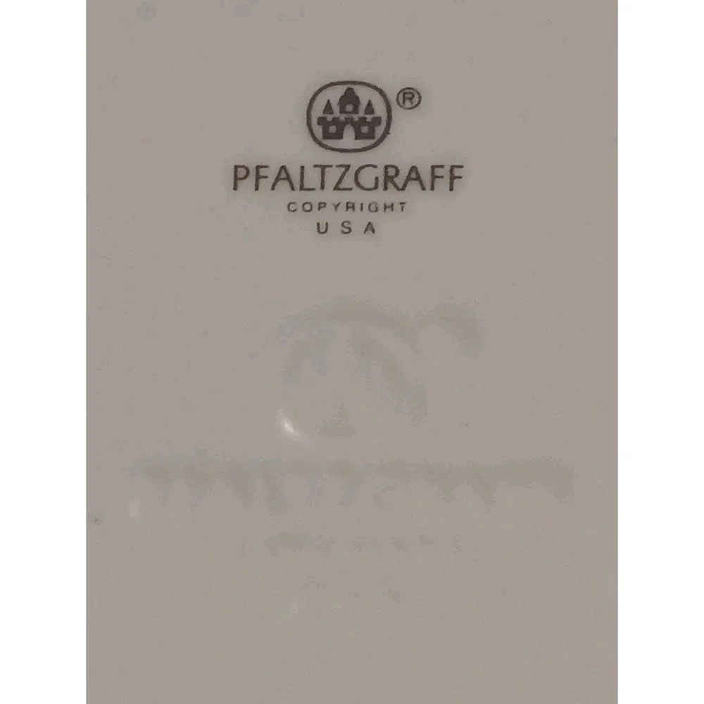 Pfaltzgraff Serving‎ Tray Plate Nordic Christmas Tree Shaped 10.25x9